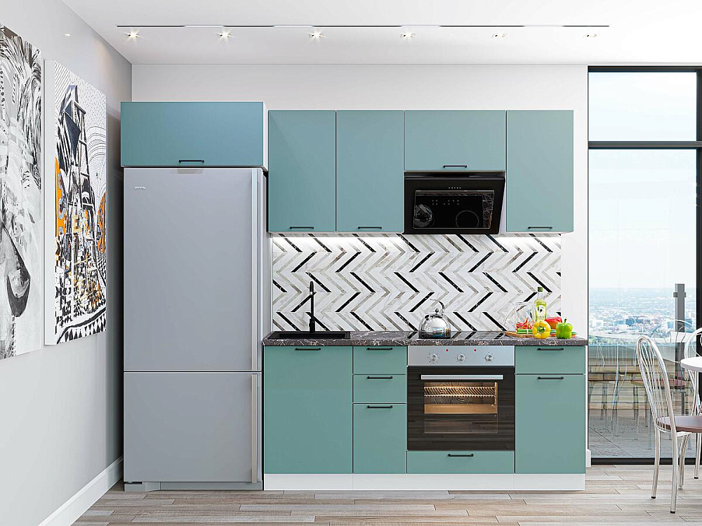 Флэт-01 Белый/grey-green in 2s