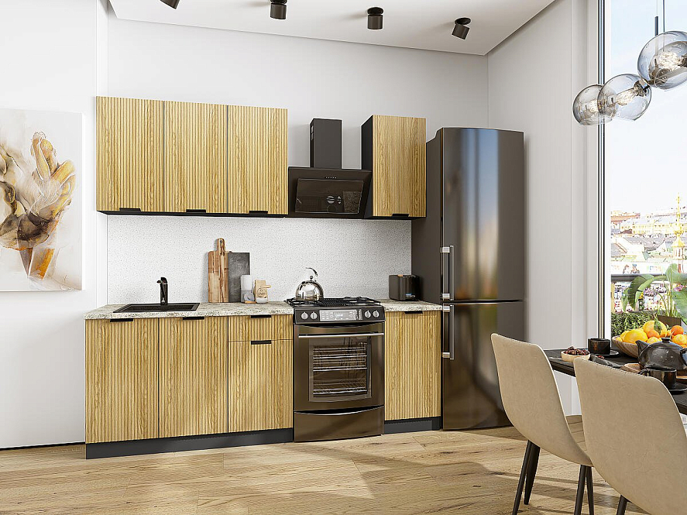 Евро Лайн-06 graphite/Дуб песочный