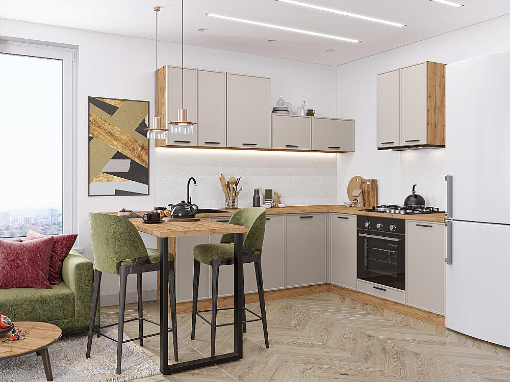 Фрейм-03 Дуб Вотан/cream silk