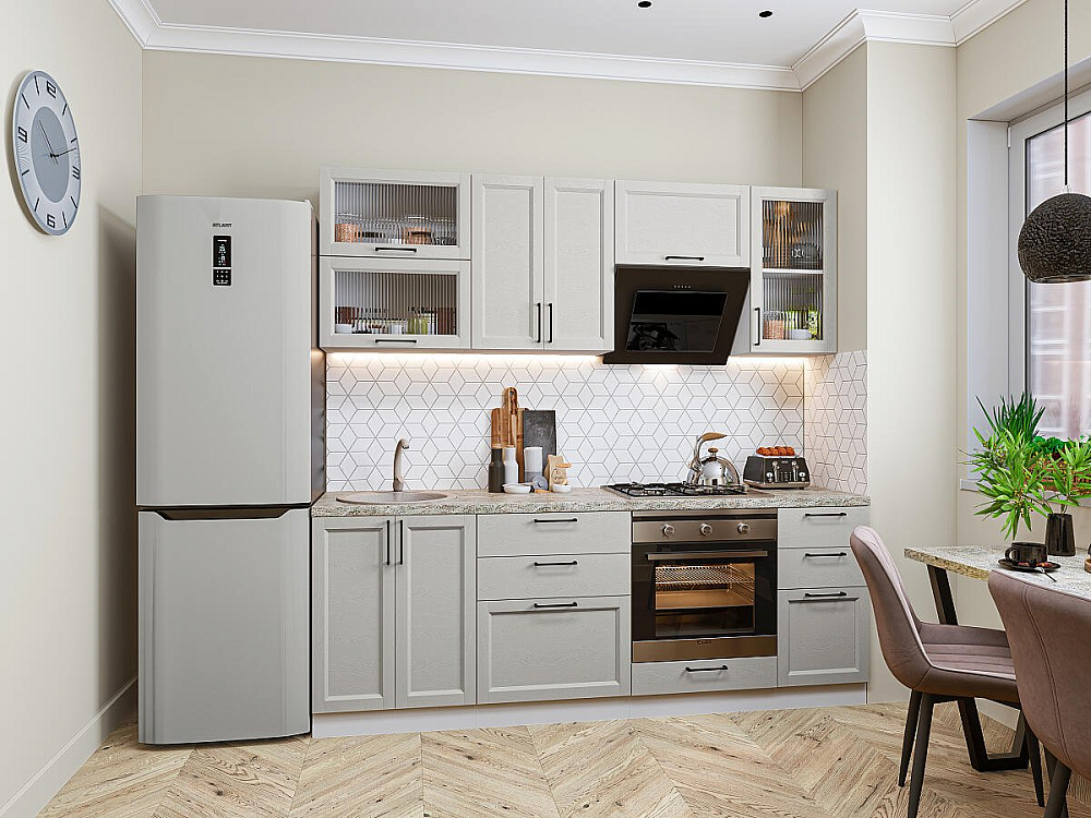 Сканди-02 Белый/grey silkwood