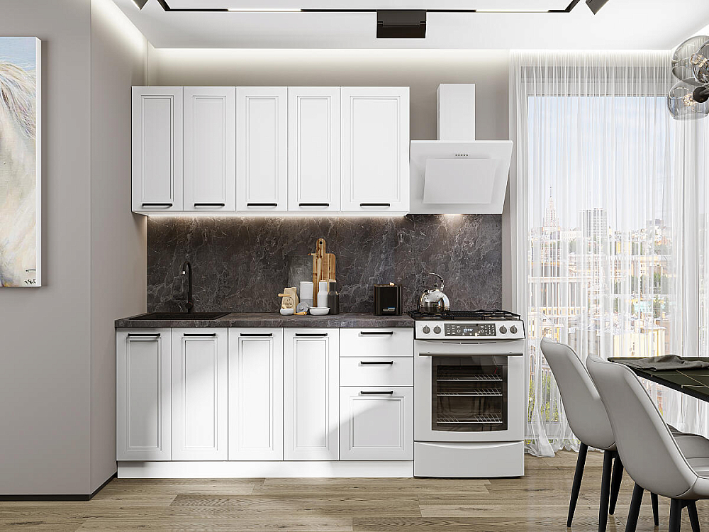 Нео-01 Белый/white silk